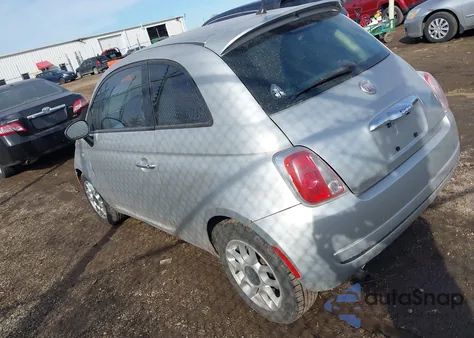 2012 Fiat 500 Pop z USA, uszkodzony, nr VIN 3C3CFFAR6CT123843
